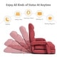 preview thumbnail 33 of 31, Costway Folding Floor Single Sofa Recliner Chair W/ a Pillow 5