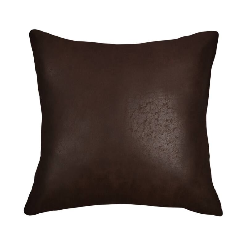 Sundance 18" Square Embellished Decorative Throw Pillow - Polyester - Brown - Accent