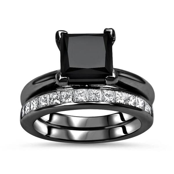 2.50 Ct Oval Cut Diamond Bridal Set Engagement Ring 14k White Gold Finish 2.50 Ct Oval Cut Diamond Bridal Set Engagement Ring 14k White Gold Finish