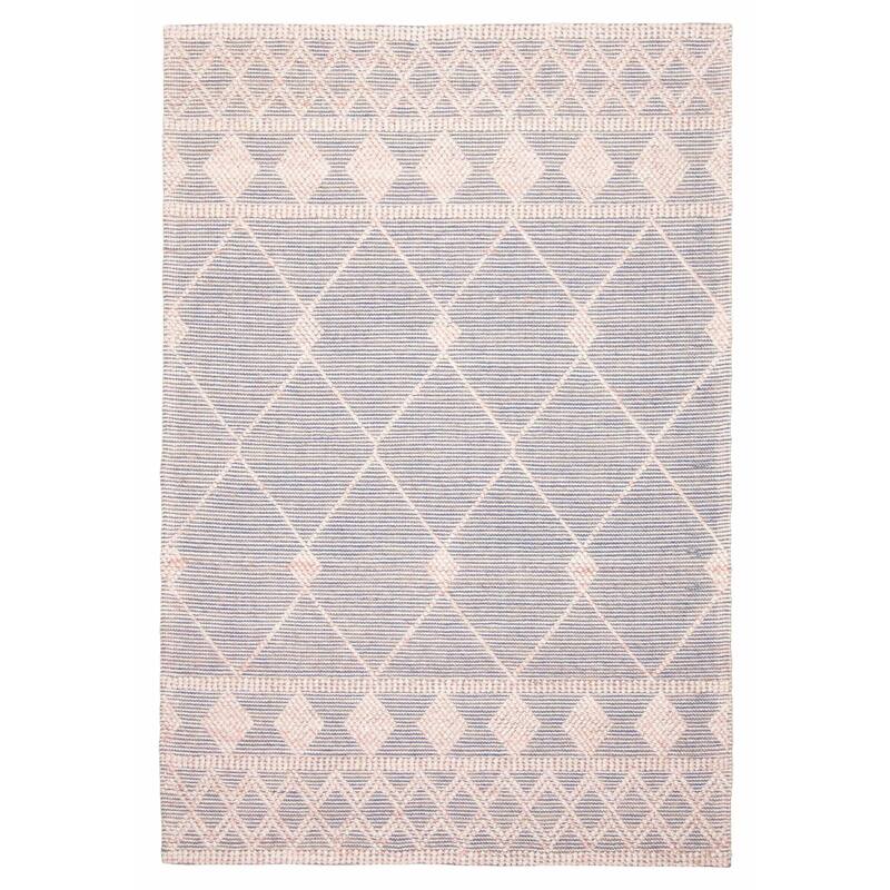 ECARPETGALLERY Braid weave Sienna Pink Wool Rug - 5'1 x 7'6 - Pink - 5'1 x 7'6