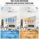 preview thumbnail 42 of 70, 52/66/72/84 Inch Smart Ceiling Fan with Light ,Wall Switch, APP Control,Dimmable LED,8 Blades