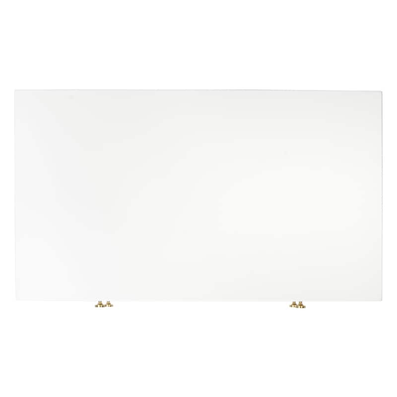 SAFAVIEH Zoey White/Gold 2-Drawer Nightstand