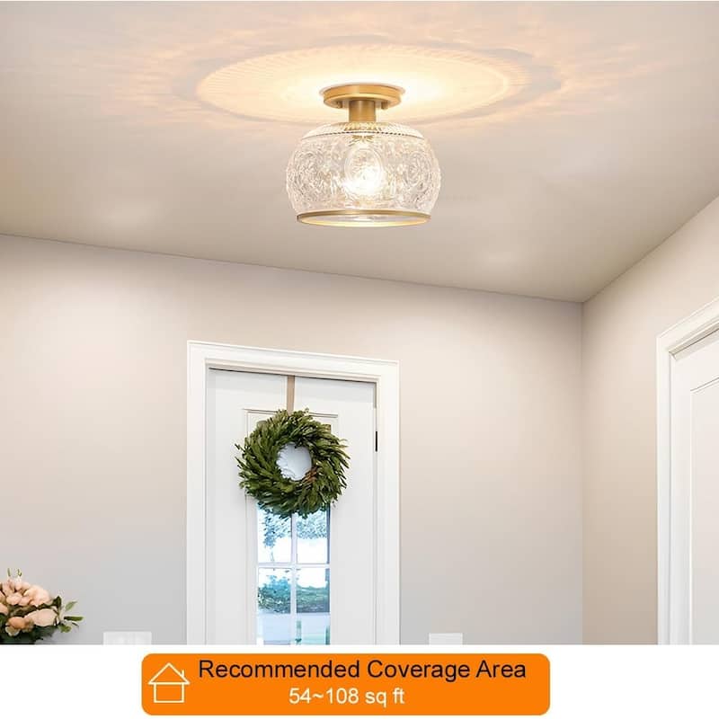 Vintage Ceiling Light light gold hallway light metal bathroom lights