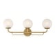 preview thumbnail 7 of 6, Minka Lavery 3793 Whitehall 3 Light 28" Wide Bathroom Vanity Light