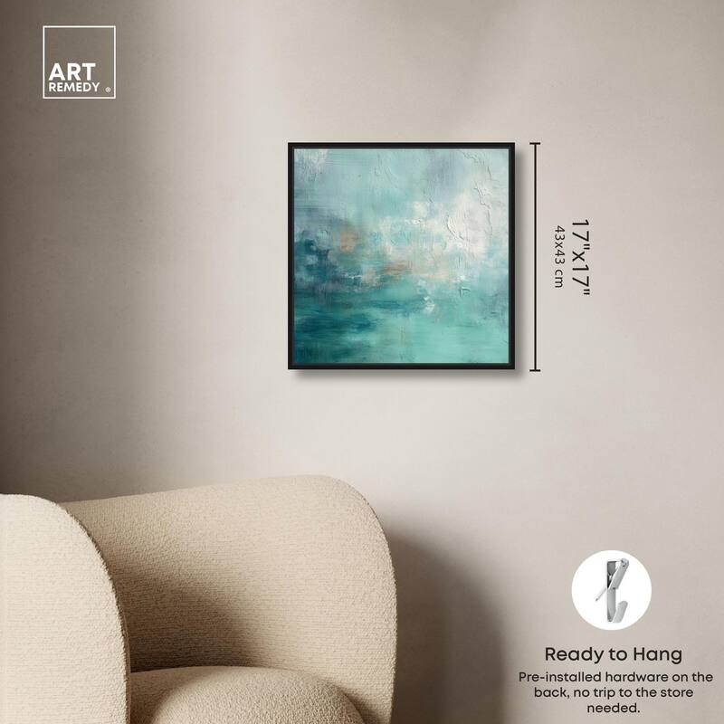 Green Blue I Canvas by Art Remedy