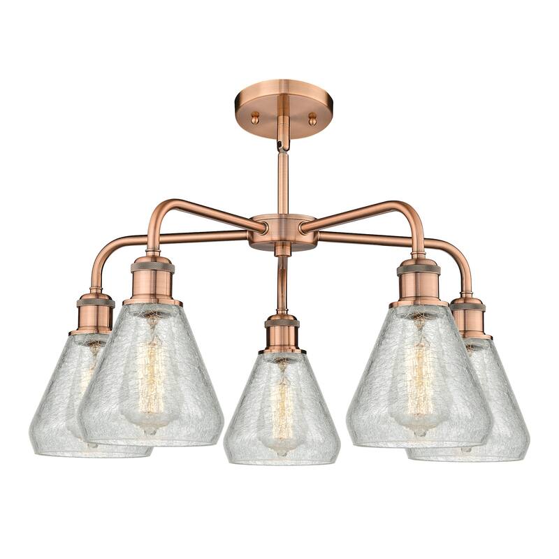Innovations Lighting 516-5CR-15-24 Conesus Chandelier Conesus 5 Light