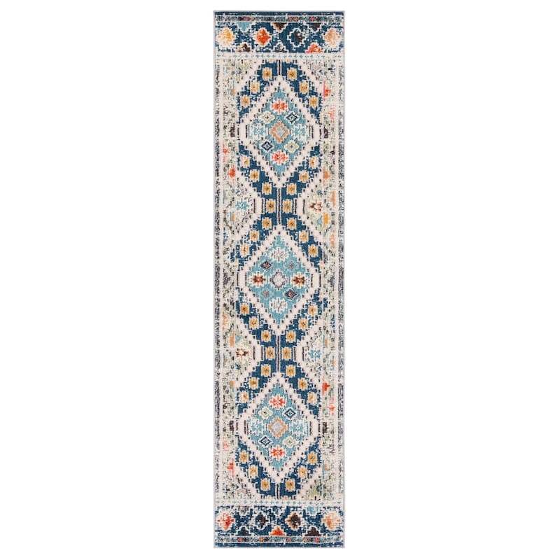 SAFAVIEH Fontana Shag Leftera Modern Abstract 2-inch Thick Rug