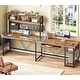 preview thumbnail 21 of 68, L Shaped Gaming Desk Computer Desk Corner Desk Pegboard Power Outlet