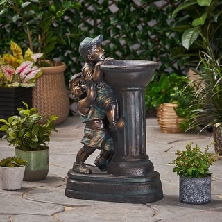 Arno Outdoor  Children Playing Water Fountain by Christopher Knight Home