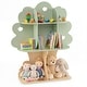 preview thumbnail 1 of 8, Costway 45” Kids Tree Bookshelf with Open Shelves for Reading Nook, - See Details Green & Natural - See Details