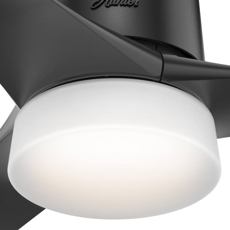 Hunter 54" WiFi Symphony Ceiling Fan with LED Light Kit and Handheld Remote, Smart Home Fan
