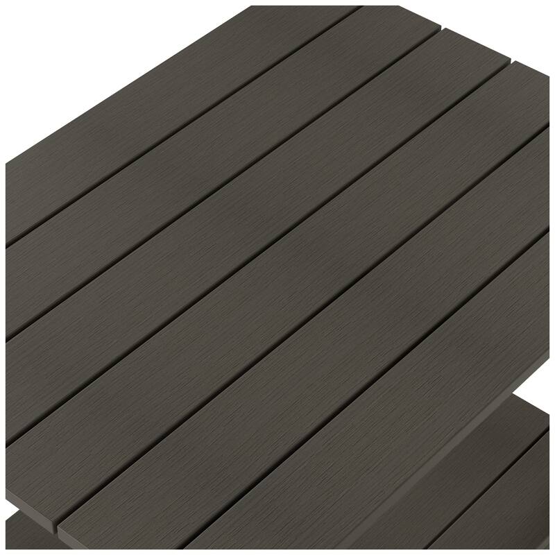 Vineyard HIPS Eco-Friendly Outdoor Modern Square All Weather Side Table