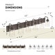 preview thumbnail 8 of 16, Oil Rubbed Bronze Bathroom Vanity Light
