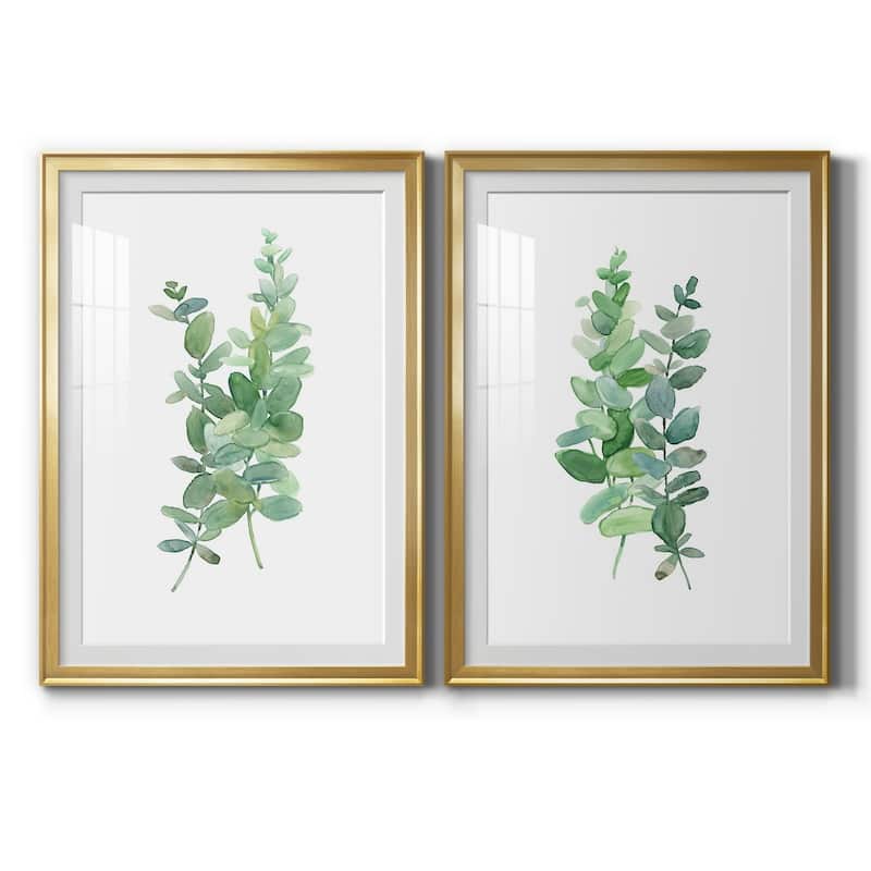 Eucalyptus I Premium Framed Print - Ready to Hang - 22.5X30.5 - Gold