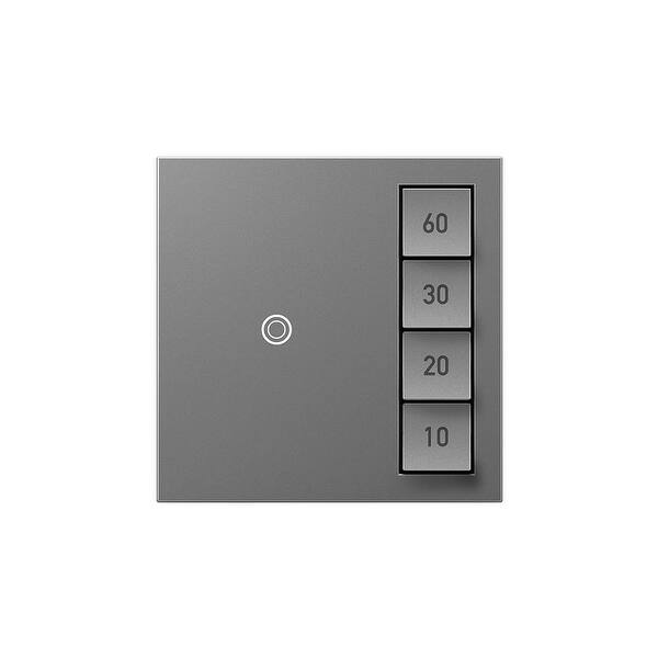 Legrand Astm2m2 Sensa Switch 600 Watt Multi Way Light Switch With Manual On Timed Off Feature Magnesium
