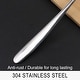 preview thumbnail 5 of 5, Stainless Steel Soup Ladle Spoon Peach Shape Design Kitchen Cookware - 9.8" x 2.8"(L*W)