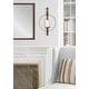 preview thumbnail 4 of 21, Kate and Laurel Doria Round Glass and Metal Wall Sconce - 12x22