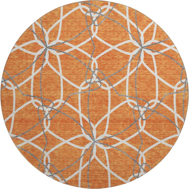 Premium Washable Super Soft Modern Floral Mayfield Rug