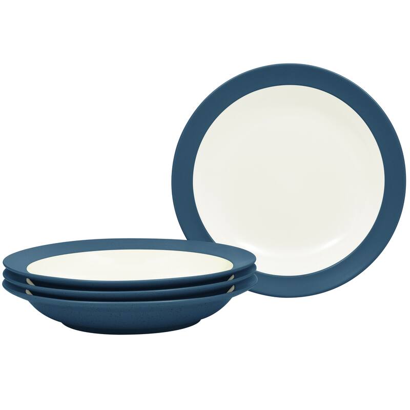 Noritake Colorwave Set Of 4 Pasta Bowls, 10-1/2", 27 Oz. - Blue
