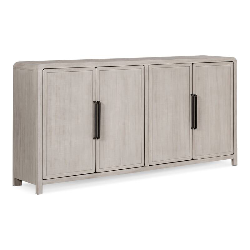 Furniture of America Billet Modern Natural Oak Solid Wood Dining Server Cabinet