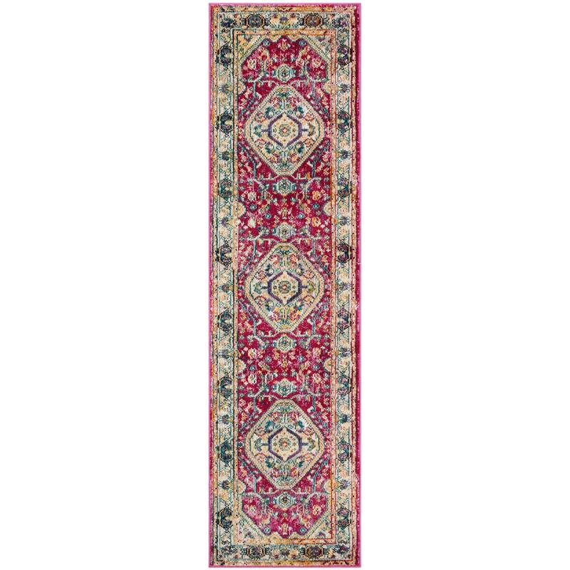 SAFAVIEH Savannah Basmah Boho Oriental Polyester Medallion Rug