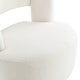 preview thumbnail 25 of 25, Swivel Barrel Chair with Soft Teddy Fabric, Comfy Round Accent Chair for Living Room