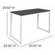 preview thumbnail 5 of 12, Commercial Grade Industrial Style Office Desk - 47" Length