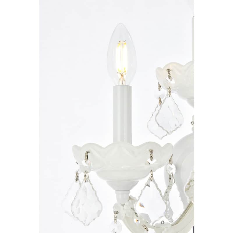 Elegant Lighting 2800W3/RC Maria Theresa 3 Light 19" Tall Wall Sconce