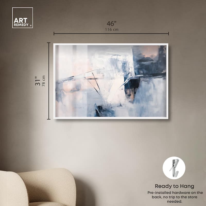 Blue Rapture I Shadowbox by Art Remedy