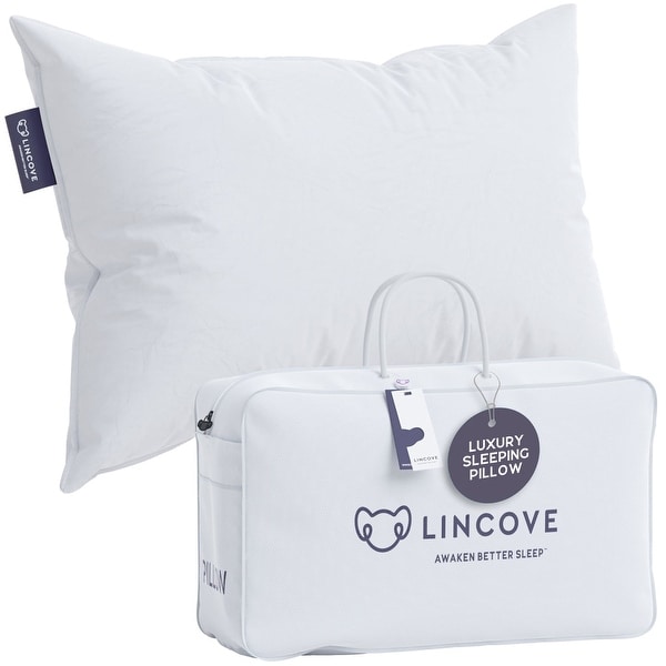 slide 2 of 9, 100% Down Recreation Pillow - Ultimate Natural Softness - 600 Fill Power