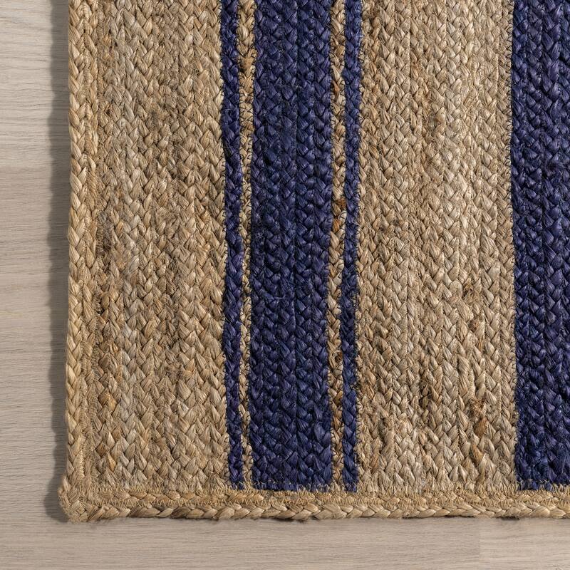 Calathea Striped Jute Area Rug