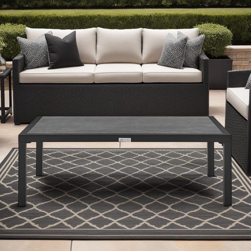 Mareike Aluminum 43" Outdoor Coffee Table
