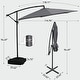 preview thumbnail 2 of 5, Ainfox 10 ft Cantilever Offset Outdoor Patio Umbrella with Base Stand Rotate and Tilt
