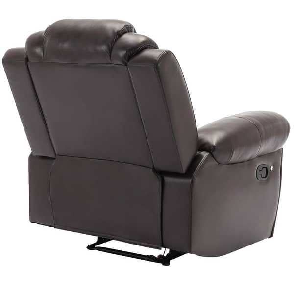 Modern Home Theater Seating Manual Recliner Chair with LED Light Strip ...