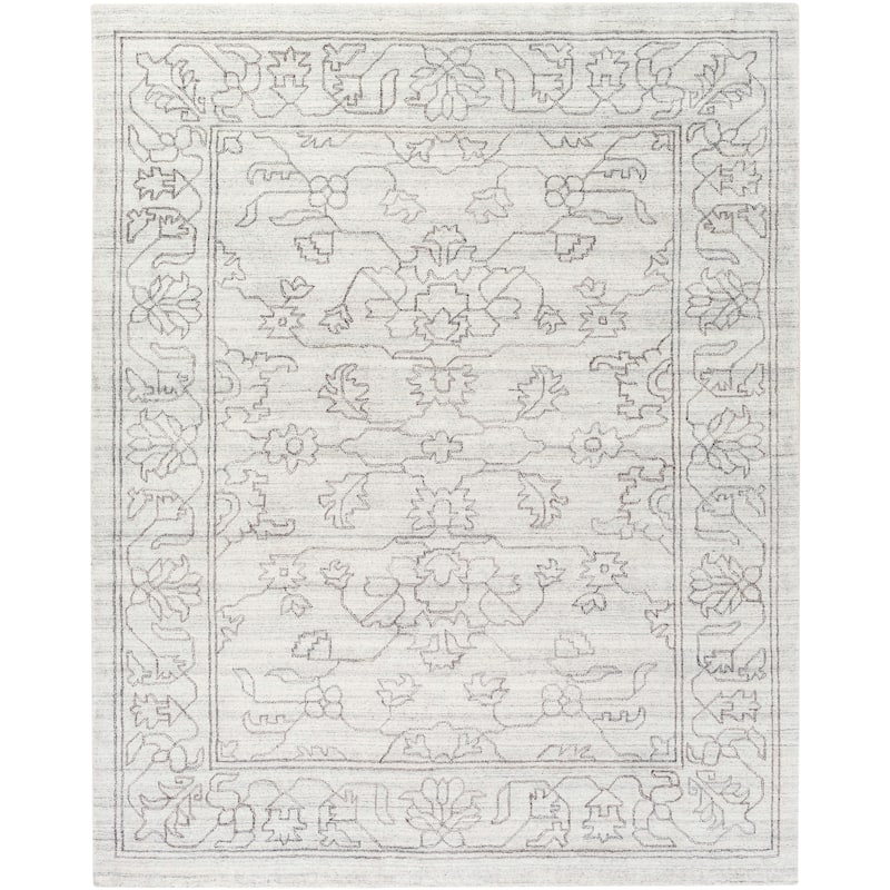 Surya Dove Hand-loomed Viscose Area Rug