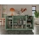preview thumbnail 44 of 70, 100% Solid Wood 65" Sideboard with Clear, Frosted Glass or Solid Wood Doors by Palace Imports