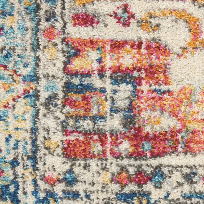 Copper Grove Alsleben Vintage Persian Floral Medallion Area Rug