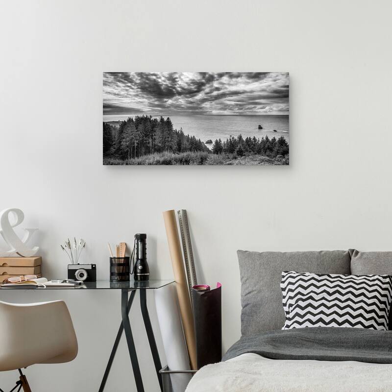 Fifty Shades of Black & White Canvas Art Print