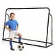 preview thumbnail 5 of 16, 2-in-1 Kids Soccer Rebounder and Soccer Goal with Adjustable Height-White