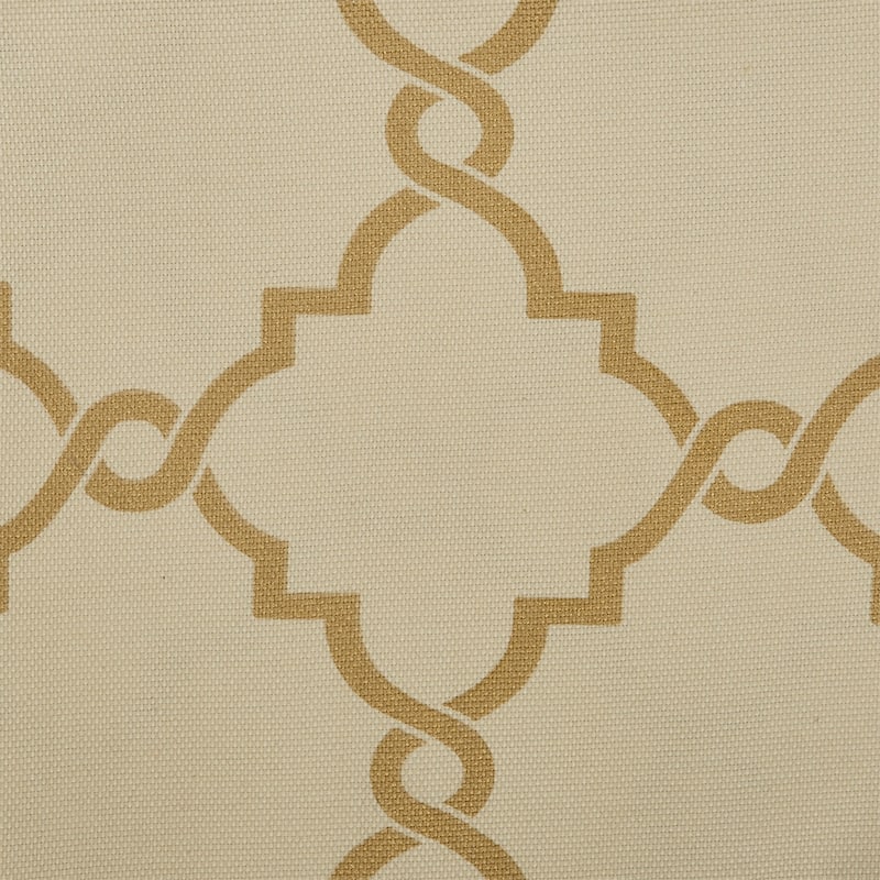 Fretwork Print Grommet Top Window Curtain Panel(Only 1 Pc Panel)