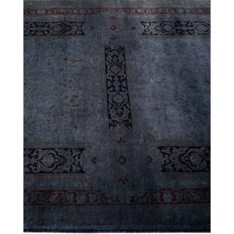 Fine Vibrance, One-of-a-Kind Hand-Knotted Runner Rug - Brown, 3' 0" x 8' 10" - 3' 0" x 8' 10"