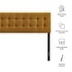 preview thumbnail 3 of 8, Emily Upholstered Fabric Headboard