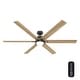 preview thumbnail 6 of 18, Hunter Wi-Fi Gravity Windmill Ceiling Fan w/LED Light Kit and Handheld Remote - Rustic, Transitional - SMART FAN! ENERGY STAR!