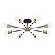 preview thumbnail 68 of 71, Modern Vintage Glam Metal Sputnik Semi - Flush Mount Ceiling Light