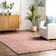preview thumbnail 42 of 86, Nuloom Delilah Solid Chunky Jute Tassel Area Rug 5' x 8' - Pink - Rectangle