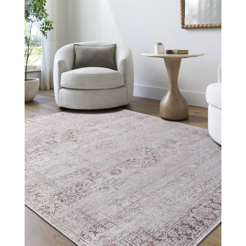 Galey Alix x Livabliss Collins Avenue VII Vintage Medallion Area Rug