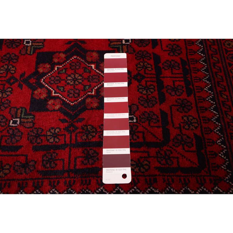 ECARPETGALLERY Hand-knotted Finest Khal Mohammadi Red Wool Rug - 5'7 x 7'8