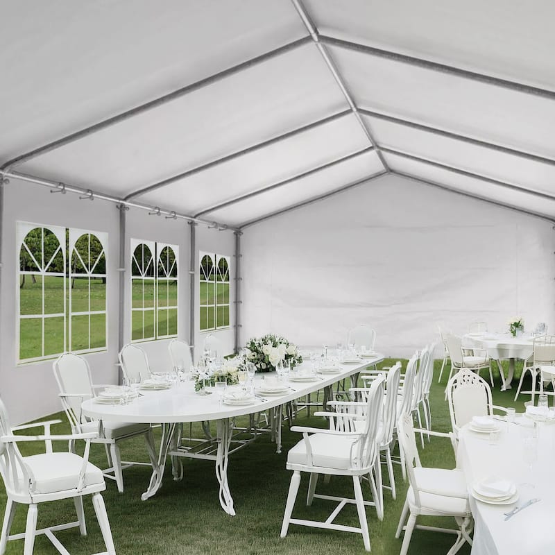 Aoodor Marquee Party Tent with Church Window Sidewalls ,Waterproof Pavillion Tent ,Outdoor Event Tent,Wedding Party Tent