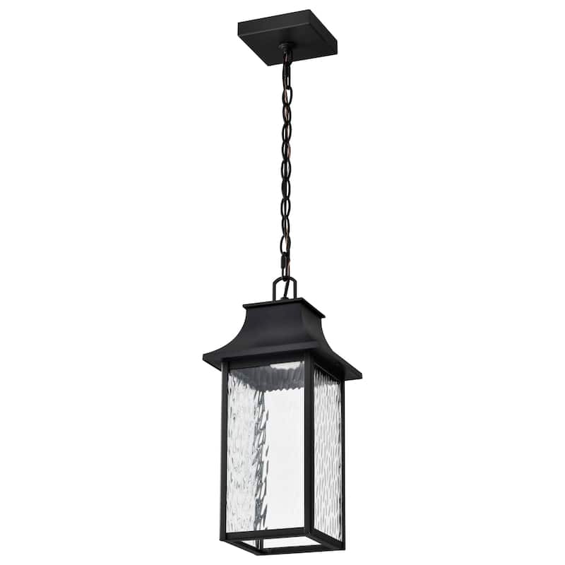 Nuvo Lighting 62/5996 Austen 8" Wide LED Outdoor Mini Pendant - Matte Black