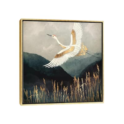 iCanvas "Elegant Flight" by SpaceFrog Designs Framed Canvas Print
